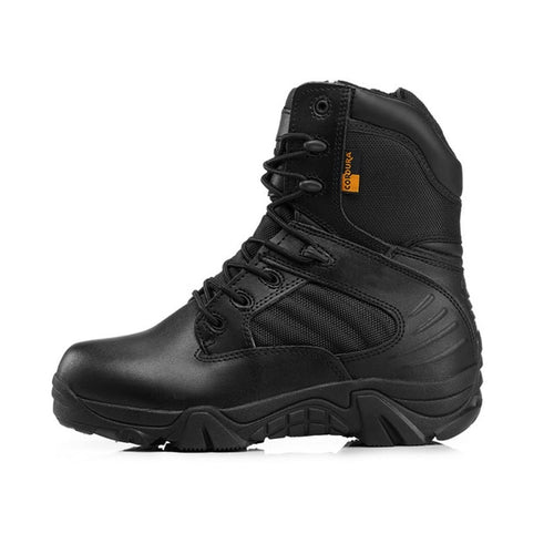 Military Tactical Mens Boots Special Force Leather Waterproof Shoes - TK Depot